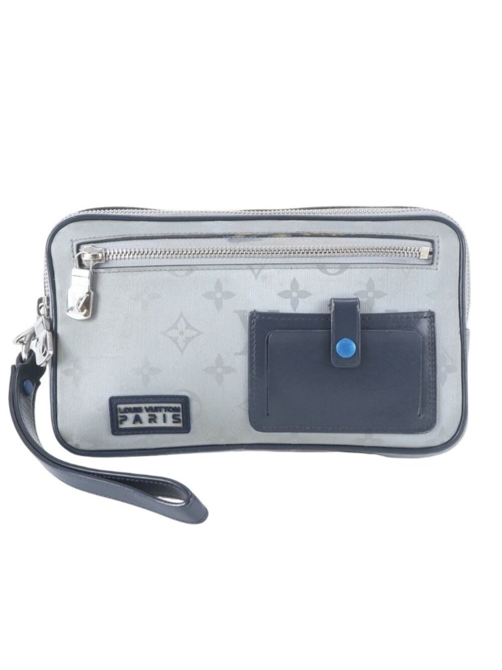 ★SOLD★ Louis Vuitton Monogram Satellite Alpha Clutch Leather Second Pouch - Picture 1 of 10
